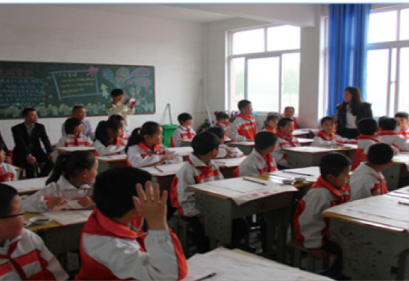 聊都会江北旅游度假区朱老庄镇大吴小学被列为“润基金”援建的第五所希望小学。